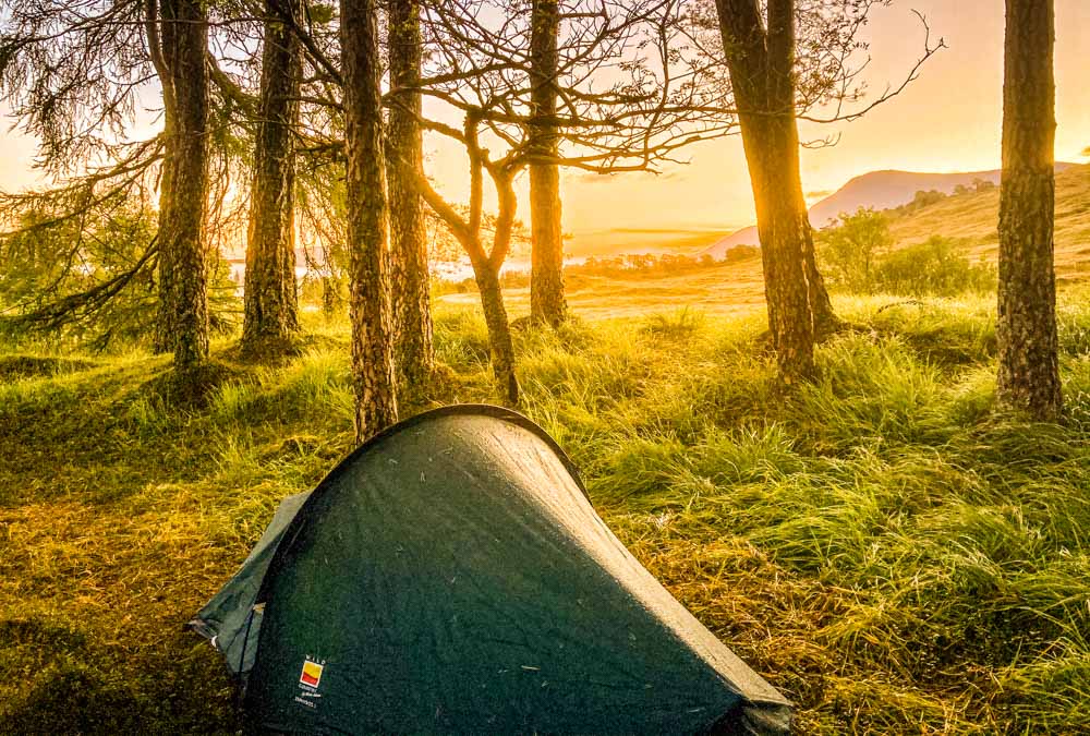 camping west highland way