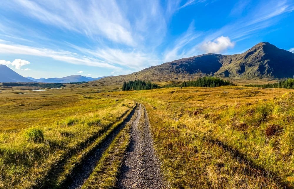 classic west highland way track and route