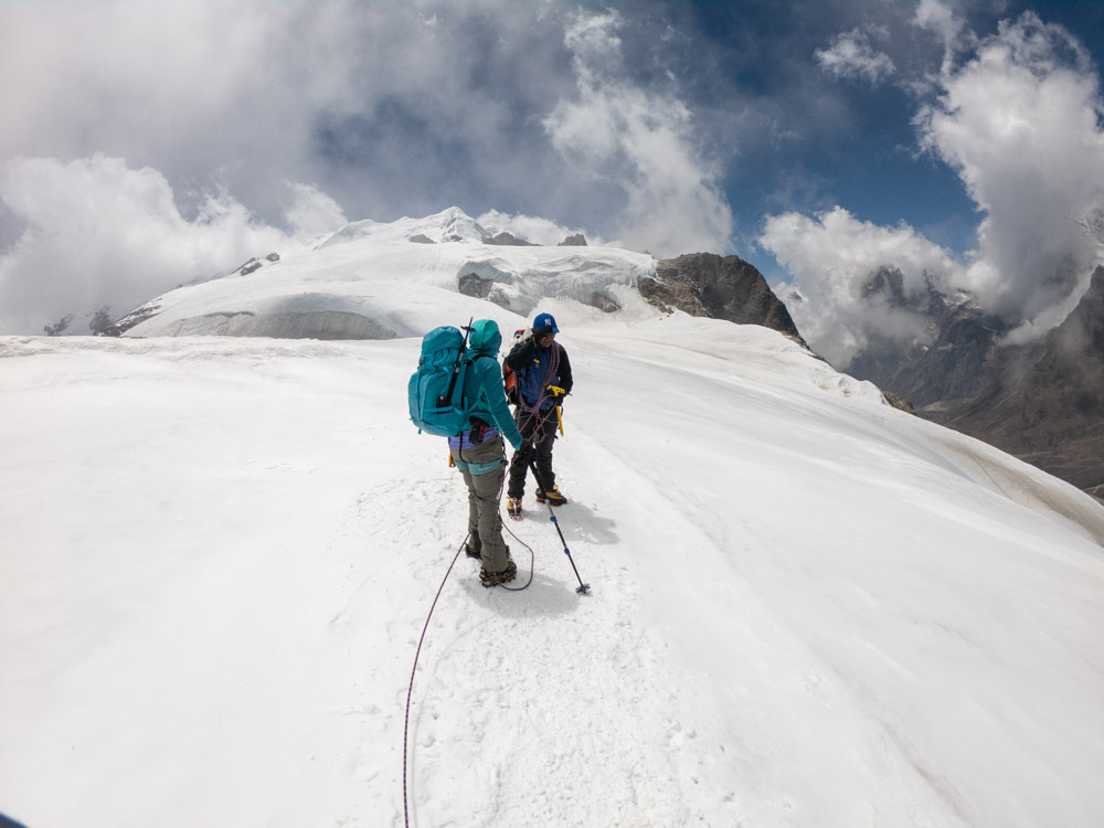 Heading to base camp