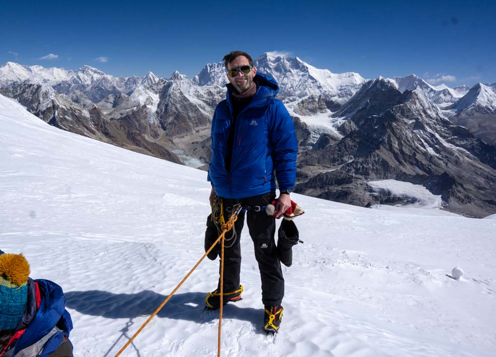 Paul Taylor on Mera Peak Summit