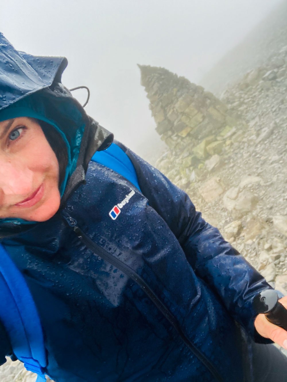 cloudy summit on Ben nevis