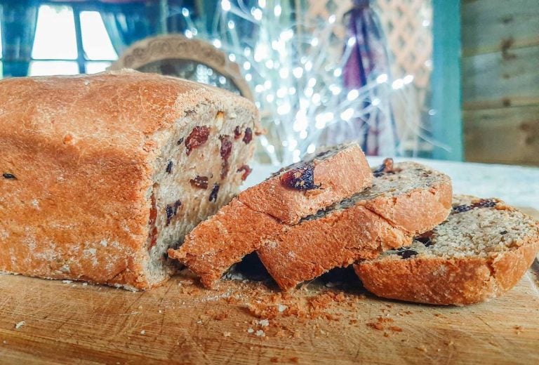 Spiced Vegan Fruit Bread Recipe