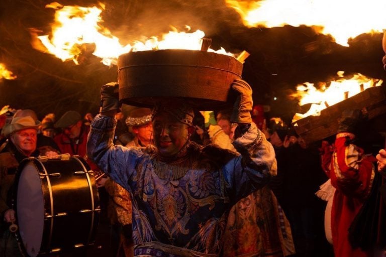 The Tar Bah’l of Allendale Town on New Year’s Eve