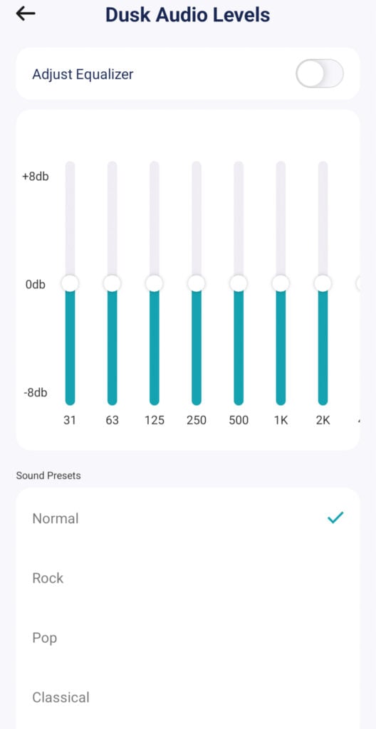 ampere app eq levels