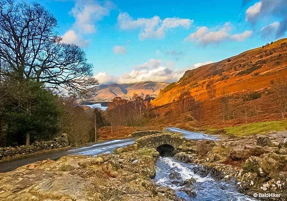 ashness bridge over the stream