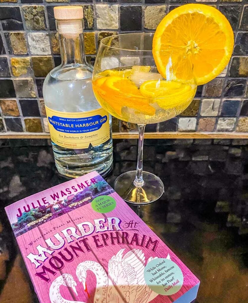 book and gin