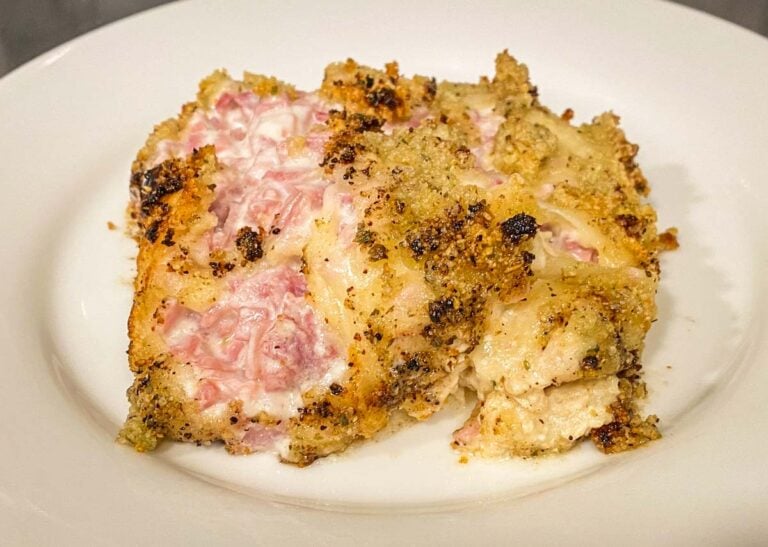 Keto Chicken Cordon Bleu Casserole