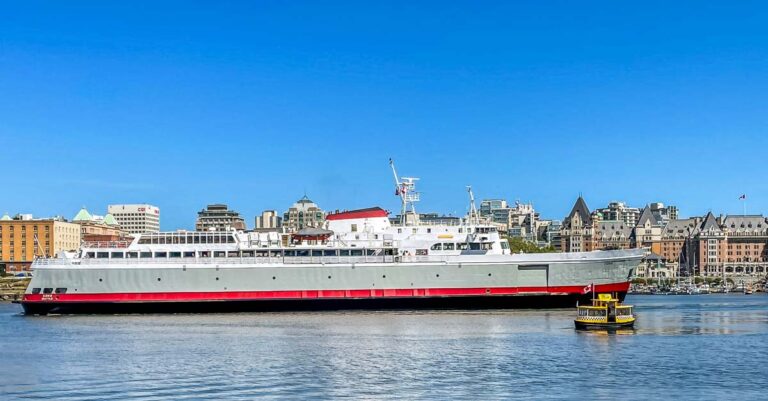 The Coho Ferry To Victoria, Canada From Port Angeles Washington