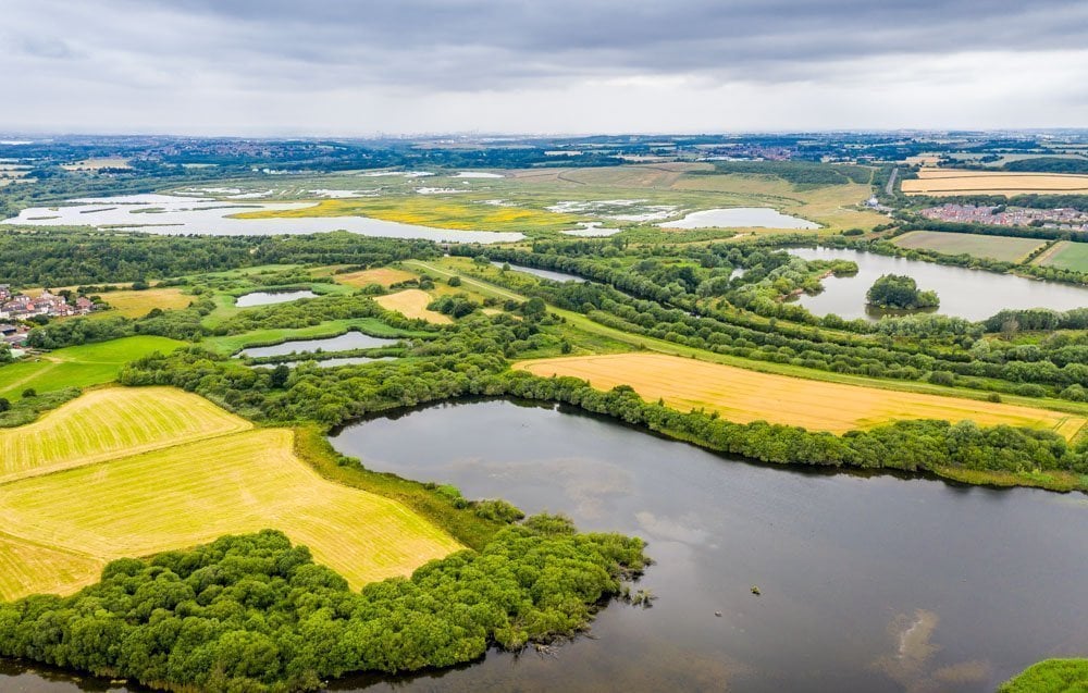 great aerial photo of landscape