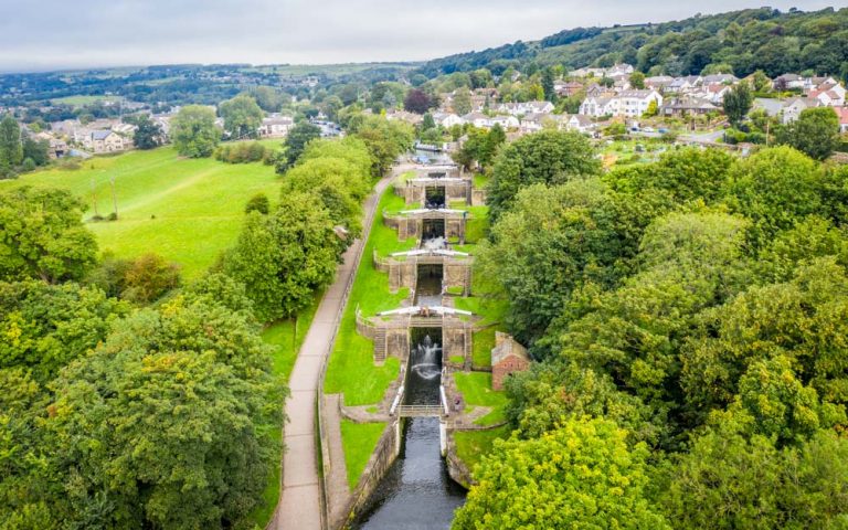 Bingley Five Rise Locks – Steepest Staircase Locks In The UK