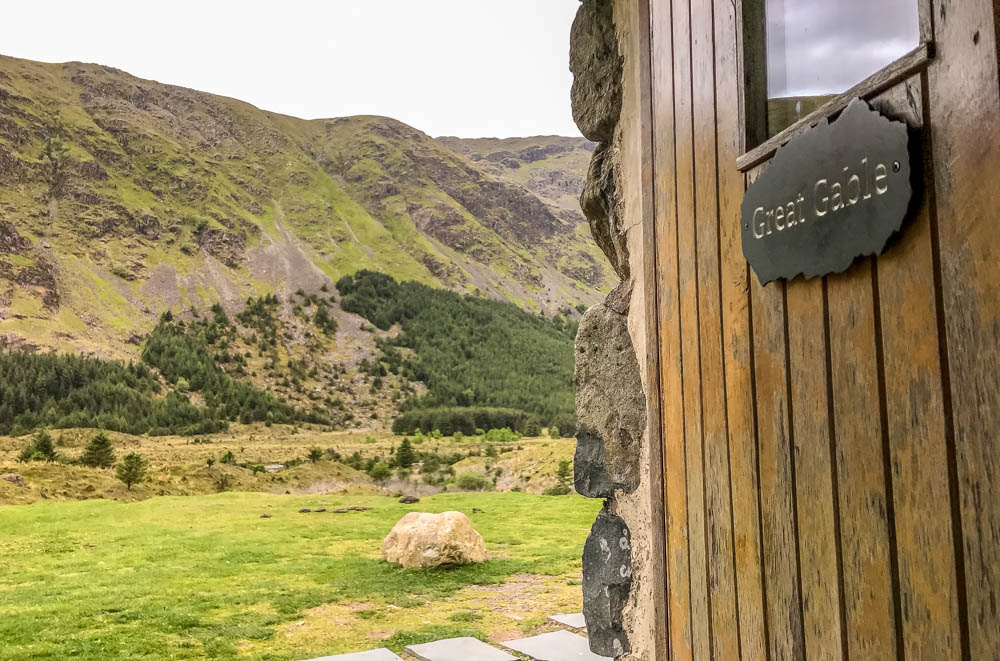 great Gable door and view