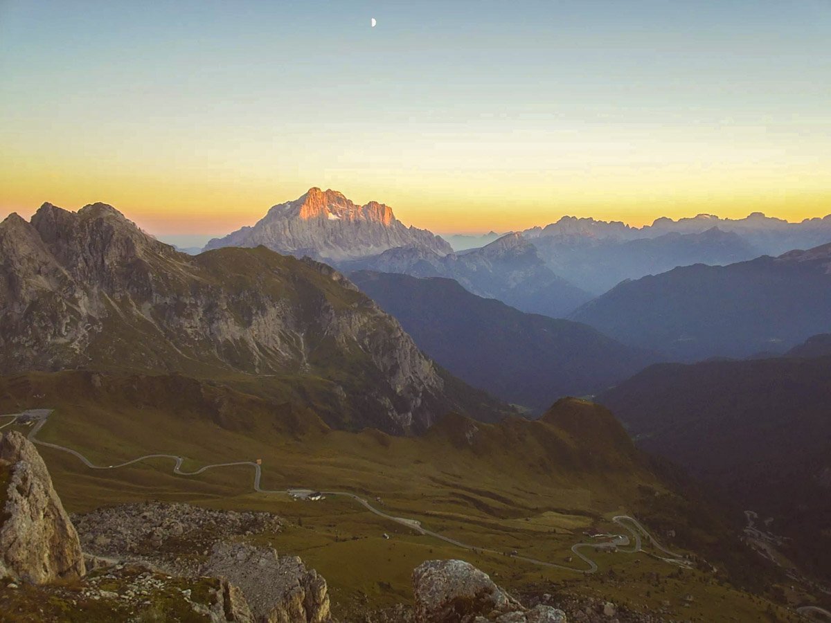 Sunset on Monte Civetta