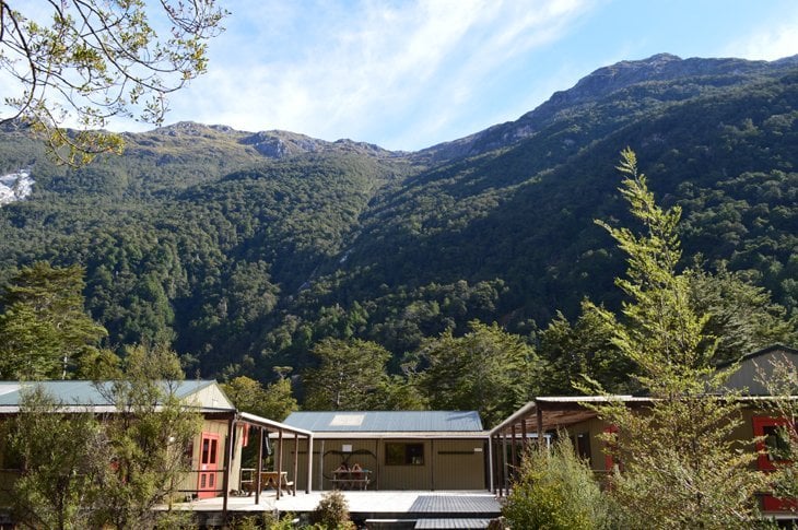 clinton huts milford track