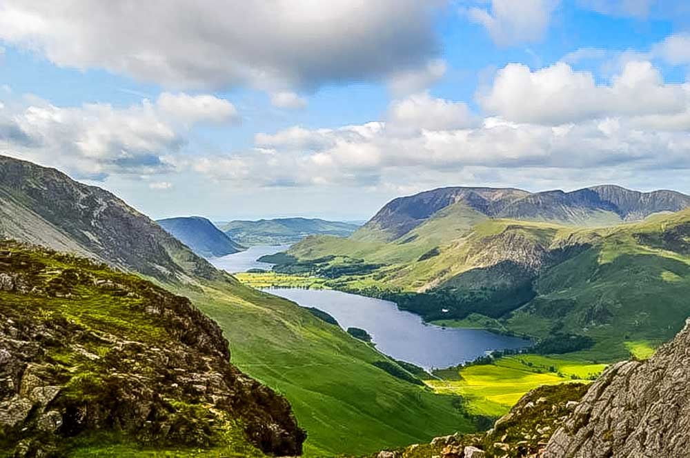 view from the summit of Haystacks