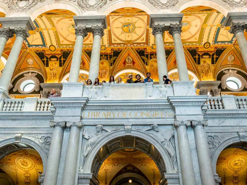 entrance arch library of congress