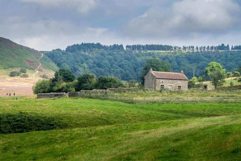 farm building in hole of horcum