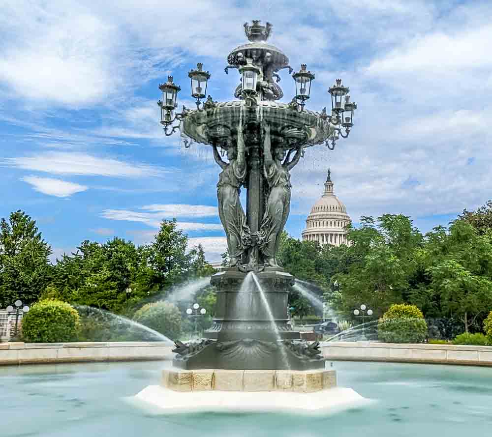 fountain and capitol dome