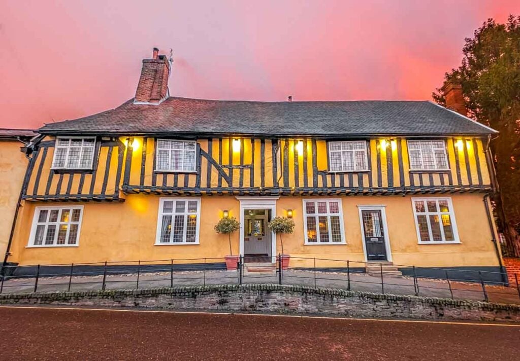 front of the bildeston crown suffolk