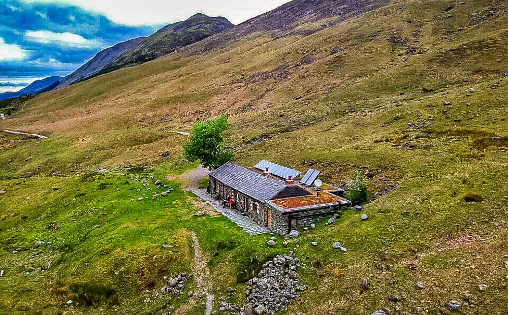 the hut in lake district