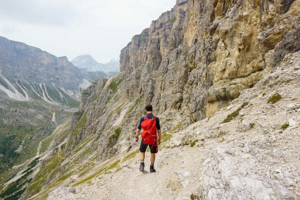 Hiking on the Sassongher