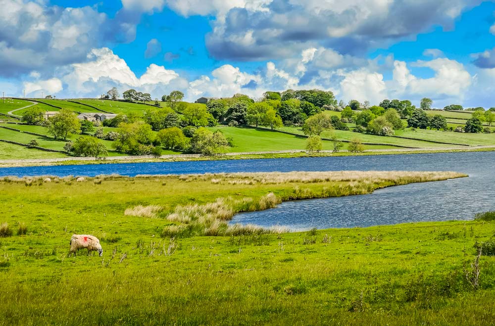 the end of Hury Reservoir