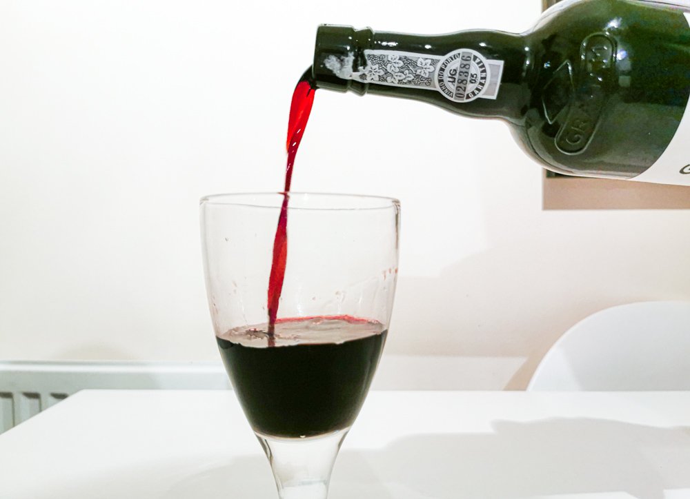 pouring the port