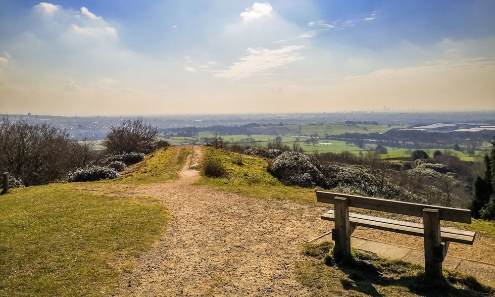 views of Rochdale, Middleton, Manchester and Oldham