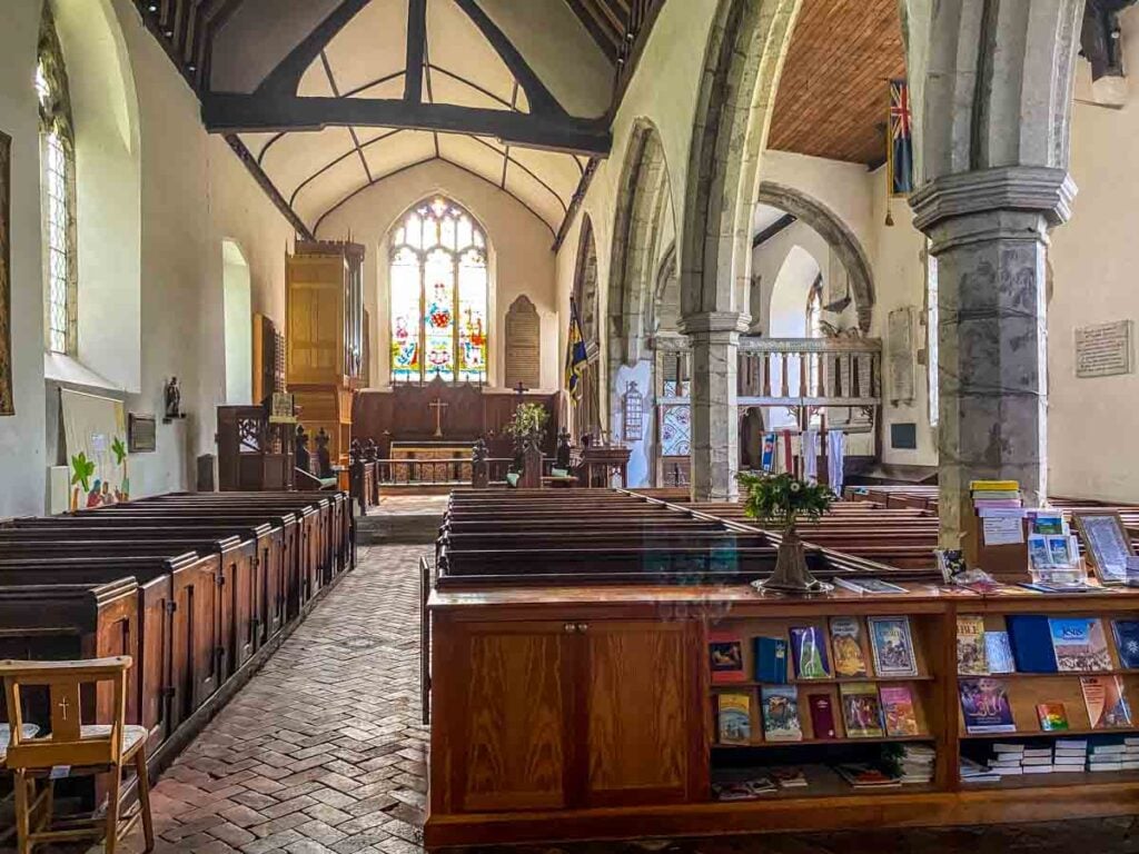 Inside of pluckley Church