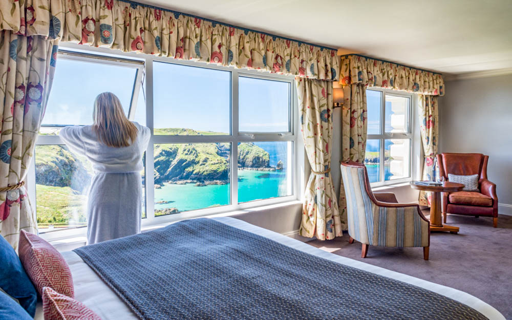 inside the room at mullion cove