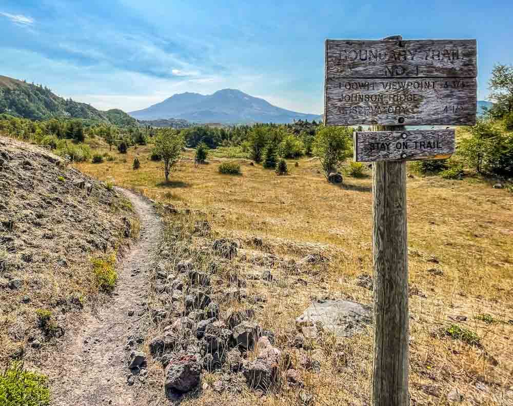 Johnson Ridge trail turn off