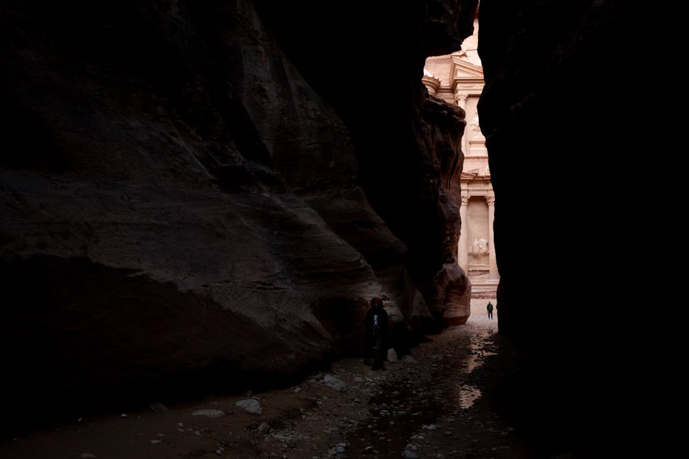 entering Petra