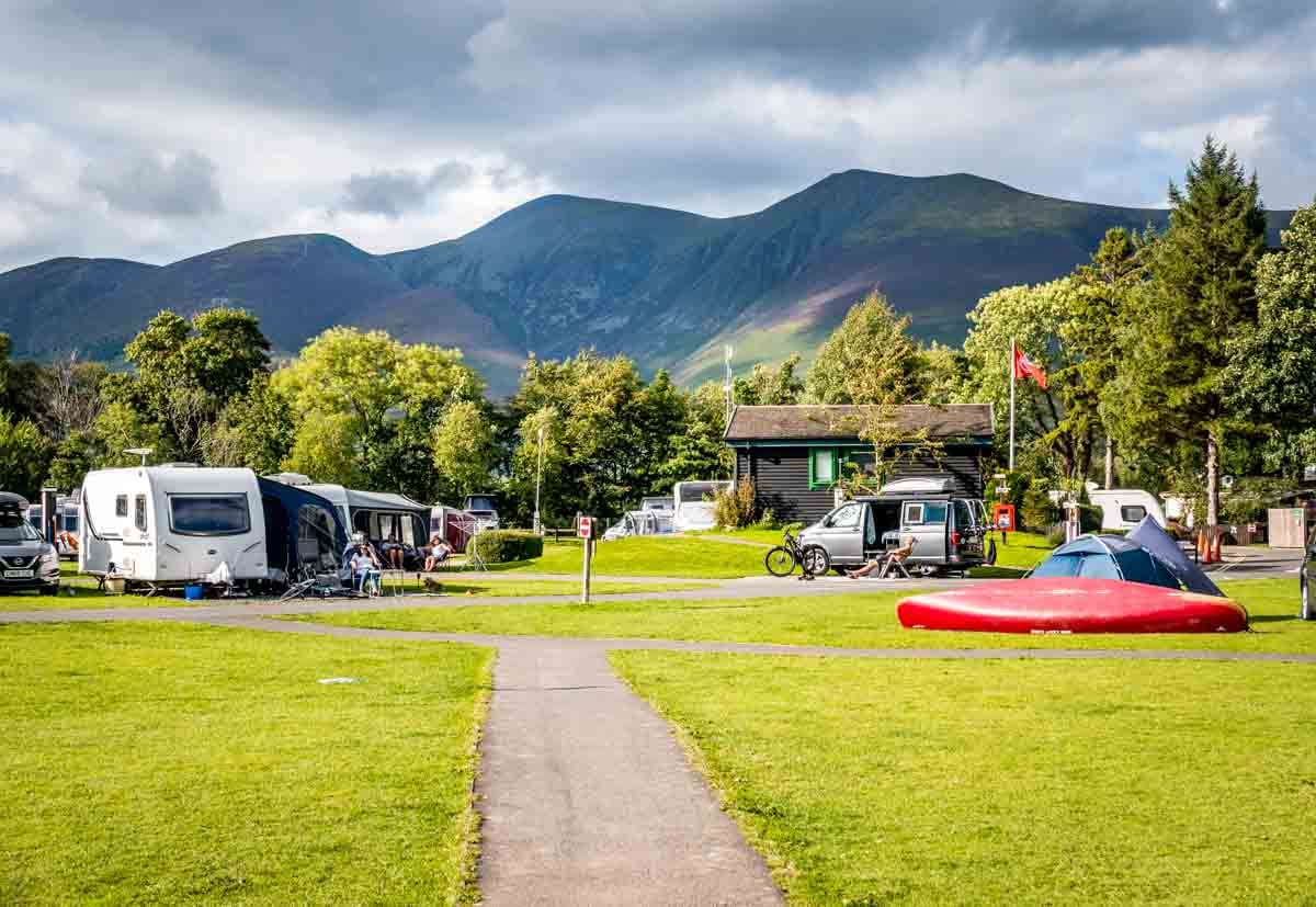 keswick camping and caravan club site