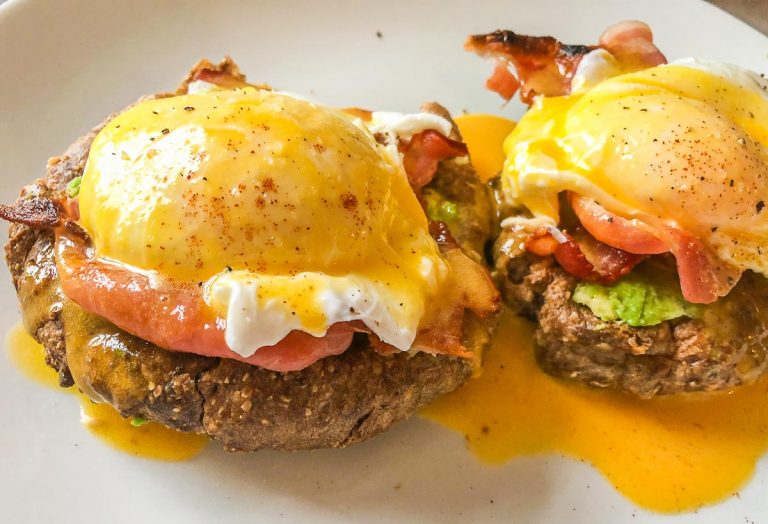 Keto Bread Recipe and Eggs Benedict