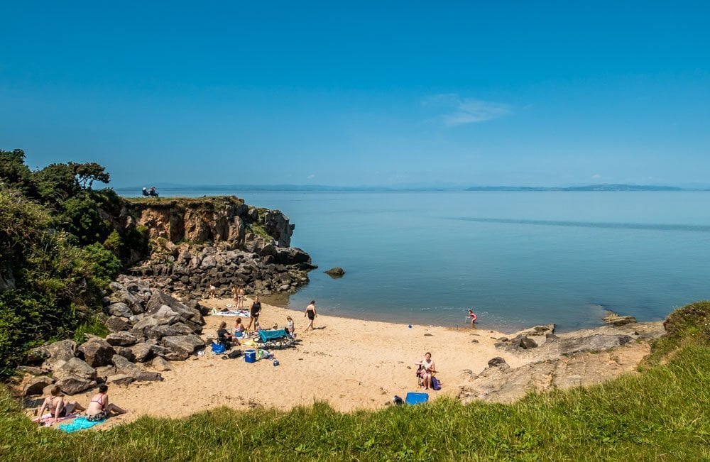 sandy bay at Heysham