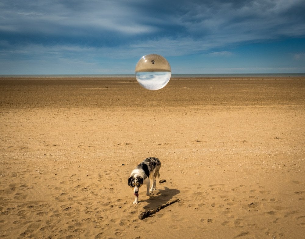 throwing a lensball