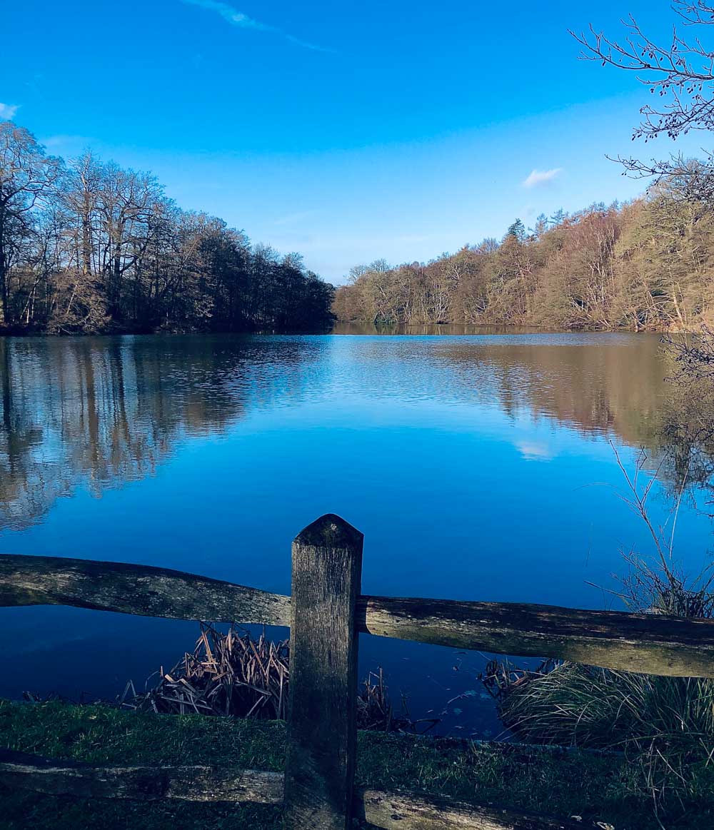 lake On a warm sunny day