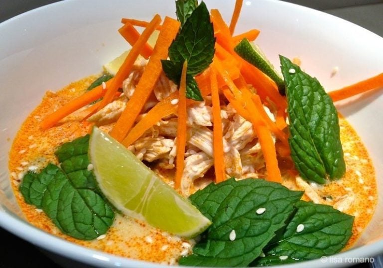 Poached Chicken Laksa Recipe