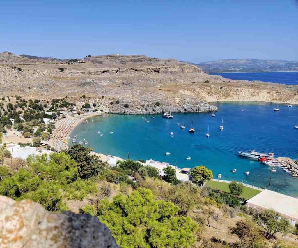 lindos bay