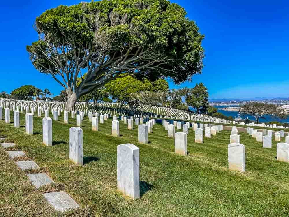 military cemetery Bay side