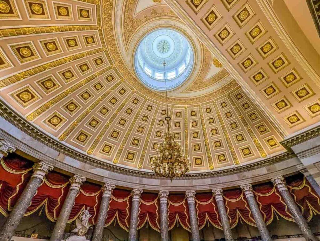 National Statuary Hall ceiling