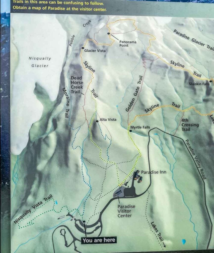 Nisqually Vista trail map