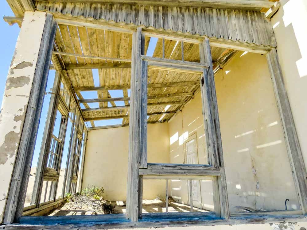 old building in Namibia at Kolmanskop