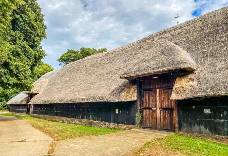 The 14th Century Littlebourne Barn Near Canterbury