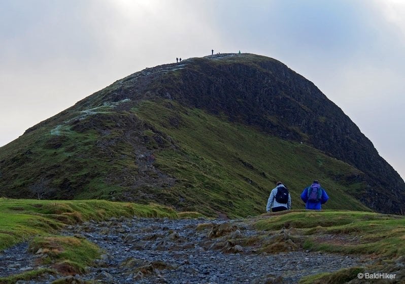 near the top of catbells