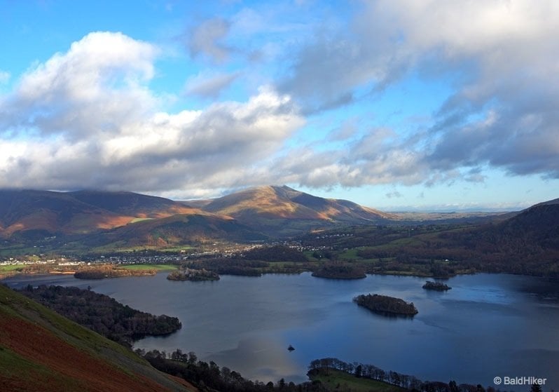 across derwentwater to Blencathra