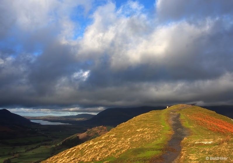 catbells ridge looking down