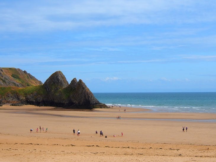 Step Down To Three Cliffs Bay, Gower Peninsula