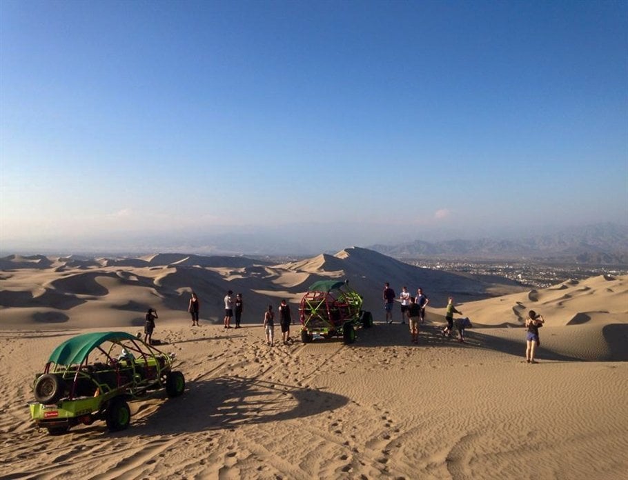 dune buggies on the dunes