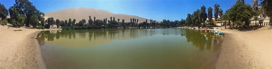 Huacachina Oasis in Peru