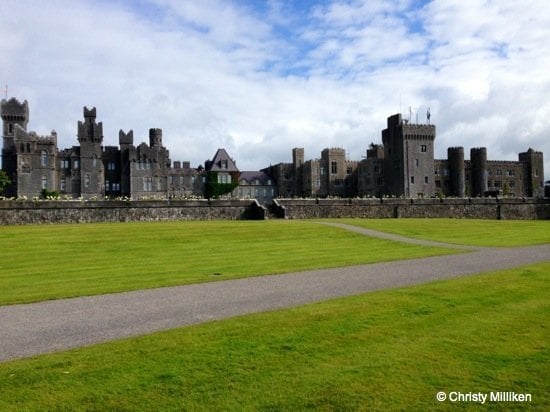 Ashford Castle a view from the grounds